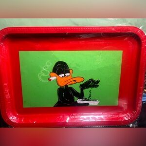 Daffy Duck rolling tray